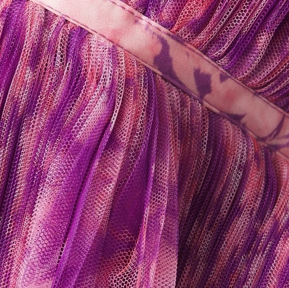 💗🔹️HUTCH 🔹️fuschia Renza Strapless Tulle Gown - Picture 2 of 7